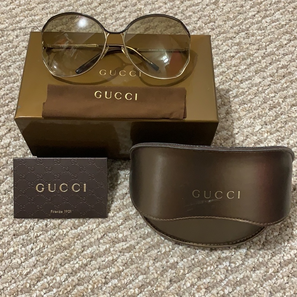 Gucci Sunglasses - Brown Gradient - image 1